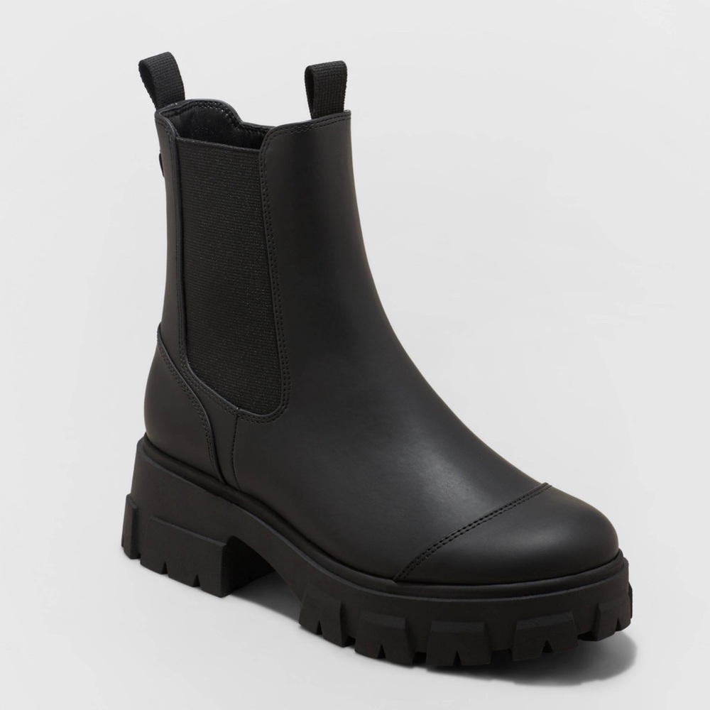 Womens Devan Winter Boots, A New Day, Black, Size 8.5